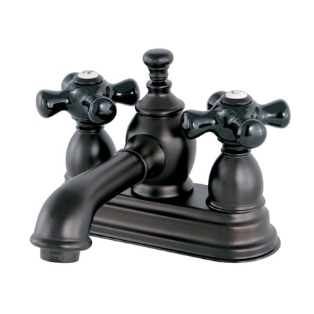 Kingston Brass KS7005PKX 4" Centerset Bathroom Faucet, Oil Rubbed Bronze KS7005PKX